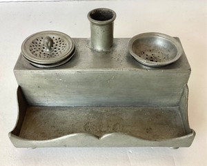 Antique Swedish Pewter Ink Stand