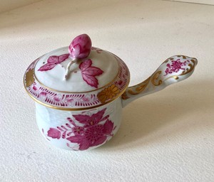 Herend Porcelain Apponyi Purple Chocolate Pot