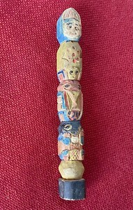 Vintage Carved NW Coast Totem Pole