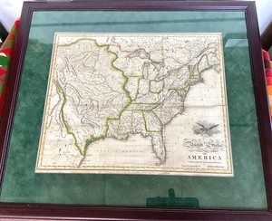 Antique (1818) Map of the United States of America