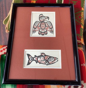Framed Pair of Haida NW Coast Prints