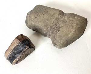 Pair of Antique Native American Stone Tool  Weapon Heads