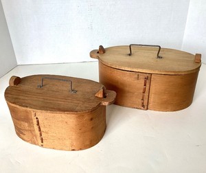 Pair of Scandinavian Tine Boxes