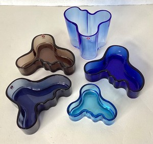 Group of Alvar Aalto  Iittala Savoy Bowls