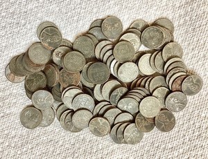 Group of WW2 Era Steel Pennies