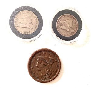 Group of Early Pennies