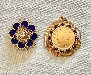 Pair of Vintage Broaches