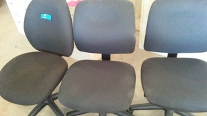 3 Office Desk Chairs.