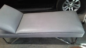Vinyl Reclining Rest Bench