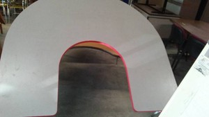Laminate Top Semi-Circle Tables (2).