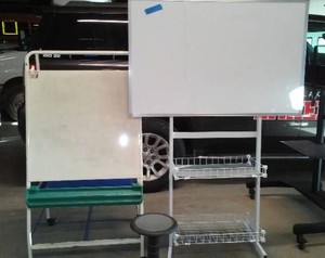 Wiggle Wobble Stool and Rolling Easels (2).