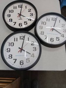 American Time Wall Clocks (3)
