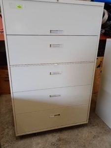 5 Drawer Lateral File Cabinet.