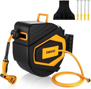DekoPro Retractable Garden Hose Reel