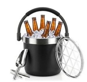 Insulated Ice Bucket with Lid and Handle