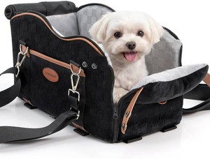 Woochpet Center Console Dog Car Seat for Small Pets
