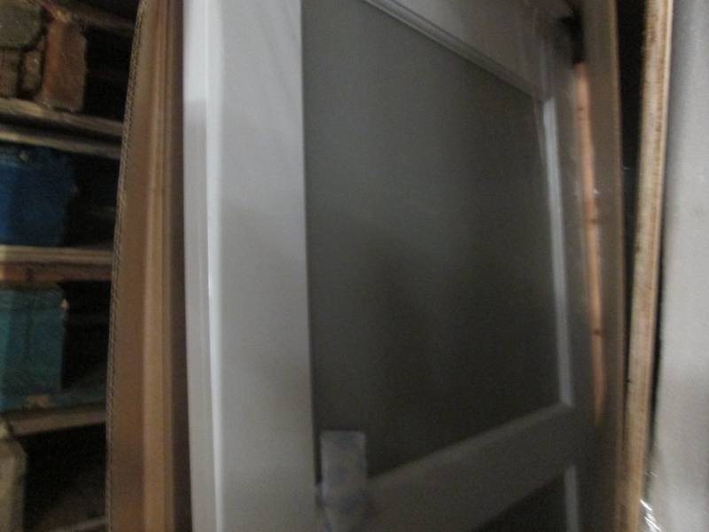 Door with 3 glass panels, 32 wide...