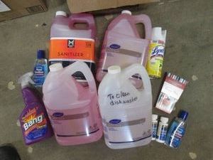 Assorted cleaners...