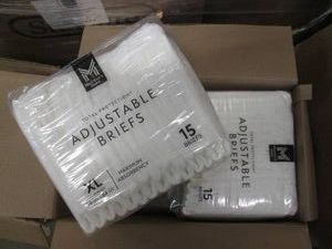 60 XL adjustable briefs...