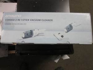 Corded 2 in 1 stick vacuum and a co...