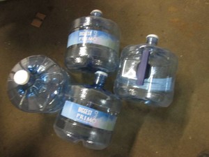 4 Primo 3 gallon water jugs...