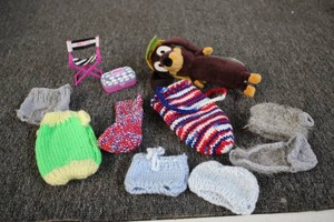 Bluey character with handmade acces...