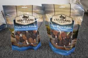 2 Bags of Tripe Flavor Kabobs for d...