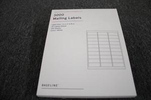 Mailing Labels 1in x 2-58in 3 pack...