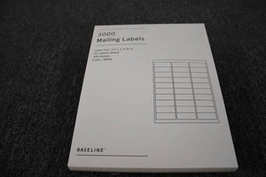 Mailing Labels 1in x 2-58in 3 pack...