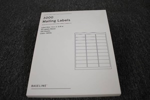 Mailing Labels 1in x 2-58in 3 pack...
