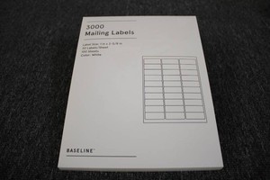 Mailing Labels 1in x 2-58in 3 pack...