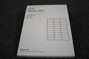 Mailing Labels 1in x 2-58in 3 pack...