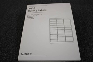 Mailing Labels 1in x 2-58in 3 pack...