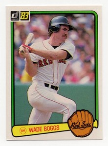 1983 Donruss #586 Wade Boggs Rookie Baseball Card (NM)