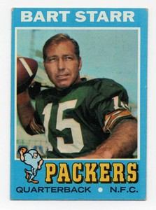 1971 Topps #200 Bart Starr Green Bay Packers Football Card