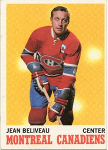 1970-71 Topps Jean Beliveau #55 Hockey Card