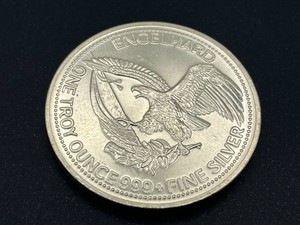 1985 Engelhard One Troy Ounce 999 Fine Silver Coin