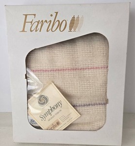 Vintage Faribo Symphony Afghan Throw NIB