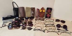 Mixed Lot of Eyeglass, Sunglasses & Cases - 1 Panama Jack