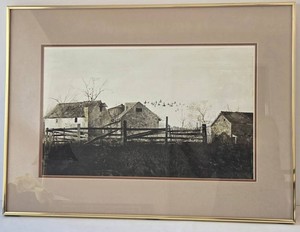 Andrew Wyeth the Mills Framed Print