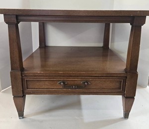 Vintage Columbia Mahogany End Table