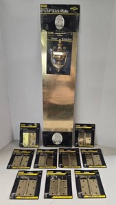 Stanley Solid Brass Door Hardware Mixed Lot - New in Package