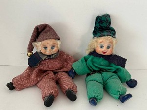 Vintage Christmas Elf Dolls (Lot of 2)
