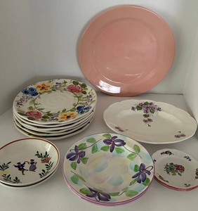 Mixed Lot of Decorative Plates, Plates &amp Dishes
