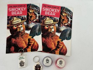 Smokey Bear Memorabilia Mixed Lot of 6
