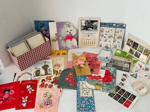 Vintage Greeting Cards, Sticker Sheets & Ephemera Mixed Lot