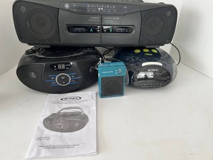 GE, Jensen & Sony Stereo Radio Mixed Lot