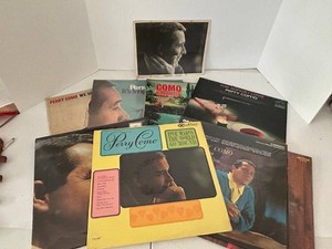 Perry Como Vinyl Record Collection & Rare Cover Photo
