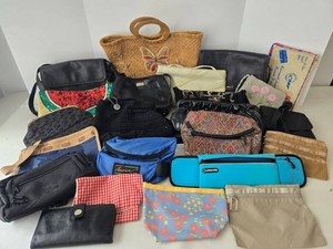Mixed Brand Handbag & Pouch Lot of 19
