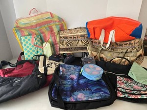 Jade, Baggallini, Esprit & Qantas Travel Bags Mixed Lot